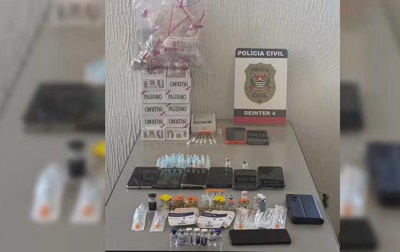 OPERAÇÃO DA POLÍCIA CIVIL DESMANTELA ESQUEMA DE VENDA ILEGAL DE CANETAS EMAGRECEDORAS E MEDICAMENTOS; CINCO PESSOAS SÃO PRESAS
