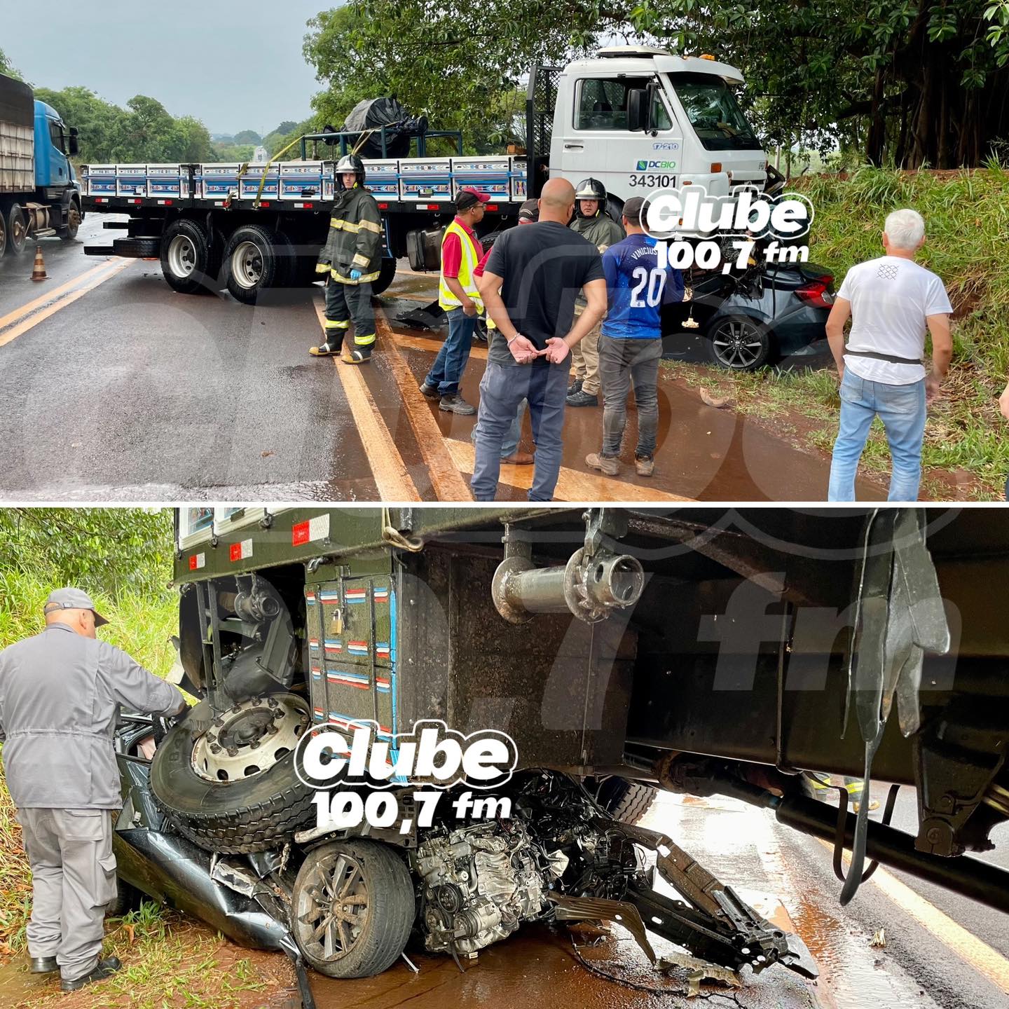 SP-304: UMA VÍTIMA FATAL EM ACIDENTE ENTRE CAMINHÃO E CARRO