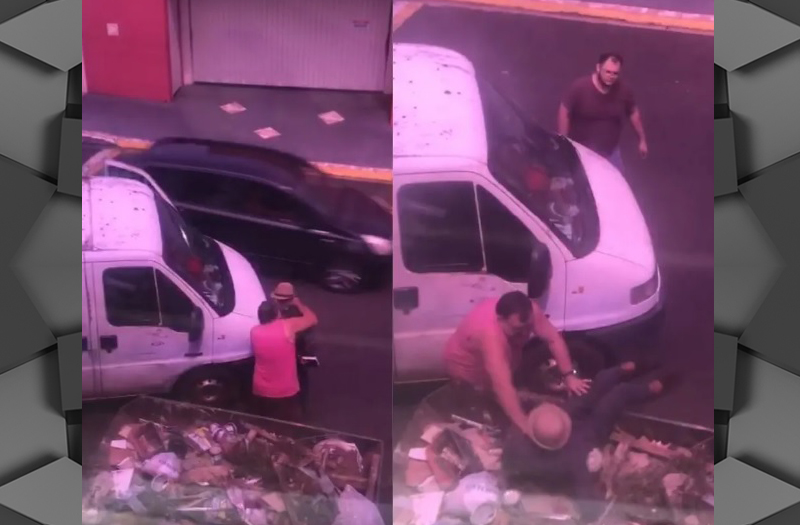 BAURU: HOMEM É ENFORCADO EM BRIGA E JOGADO DENTRO DE CAÇAMBA DE LIXO