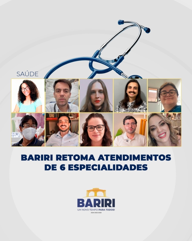 A DIRETORIA MUNICIPAL DE SAÚDE INFORMA QUE AINDA ESTÁ DEFININDO OS DIAS DE ATENDIMENTOS DE ALGUNS PROFISSIONAIS. ASSIM QUE CONCLUÍDA A ESCALA, A MESMA SERÁ DIVULGADA À POPULAÇÃO.