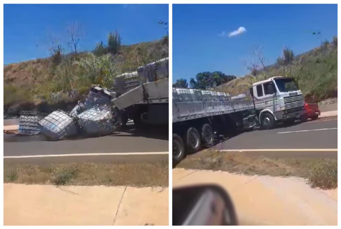 JAÚ-BOCAINA: ACIDENTE CAUSA CONGESTIONAMENTO NA RODOVIA