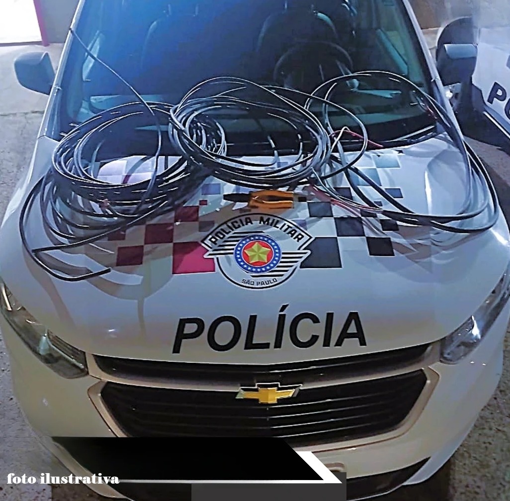 ​FURTO DE FIOS TERMINA COM PRISÃO EM FLAGRANTE NO JARDIM CAROLINA