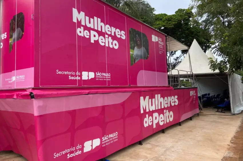 JÁU: CARRETA DA MAMOGRAFIA ATENDE EM MUNICÍPIO ATÉ SÁBADO.