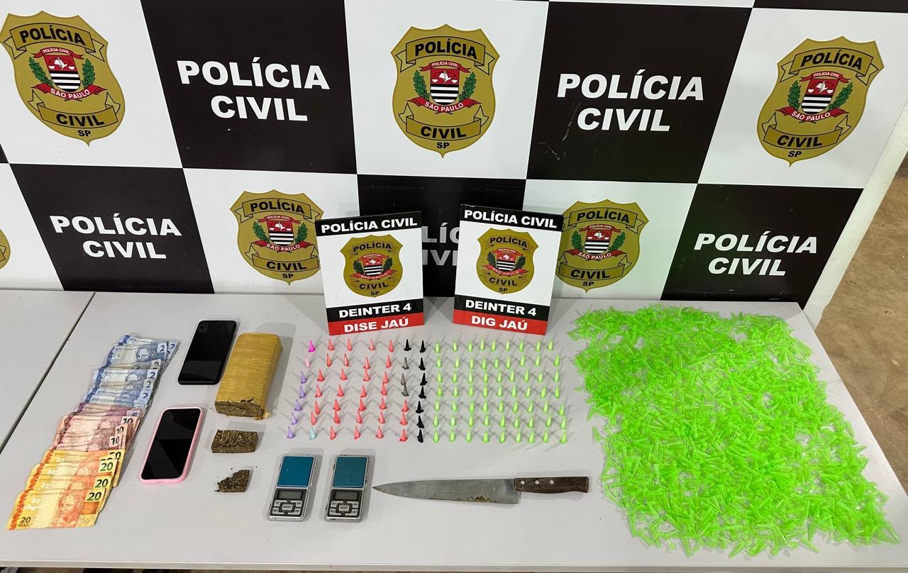 OPERAÇÃO DA DISE EM POTUNDUVA TERMINA COM DUAS PRISÕES EM FLAGRANTE POR TRÁFICO DE DROGAS