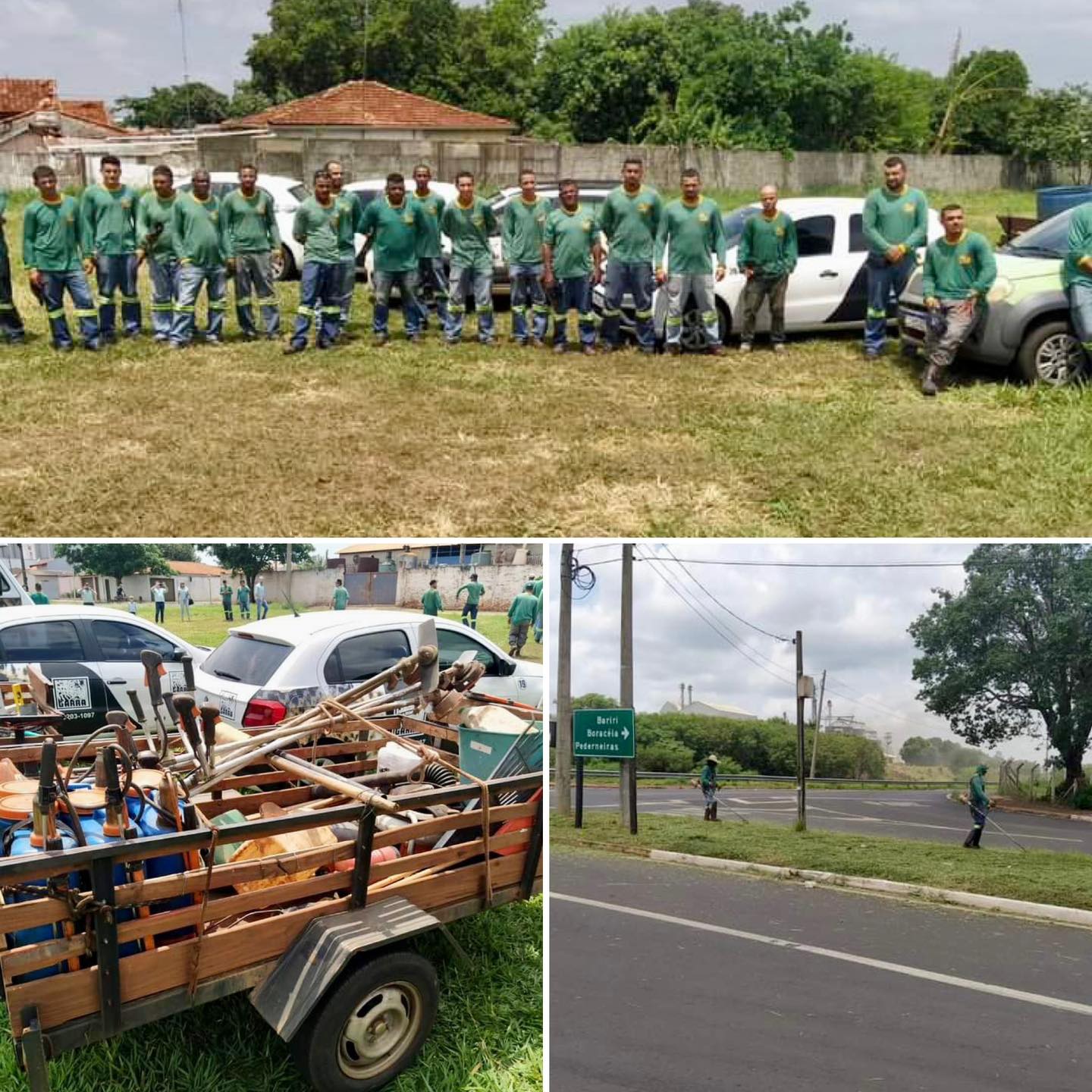 BARIRI: EMPRESA DE LIMPEZA COMEÇA ATUAR EM QUATRO FRENTES NO MUNICÍPIO