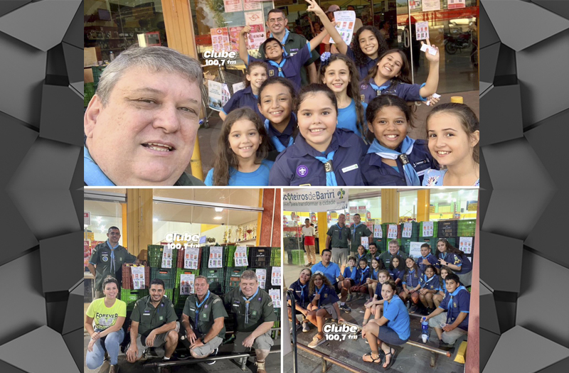 BARIRI: GRUPO ESCOTEIRO ARRECADA PRODUTOS PARA A SANTA CASA