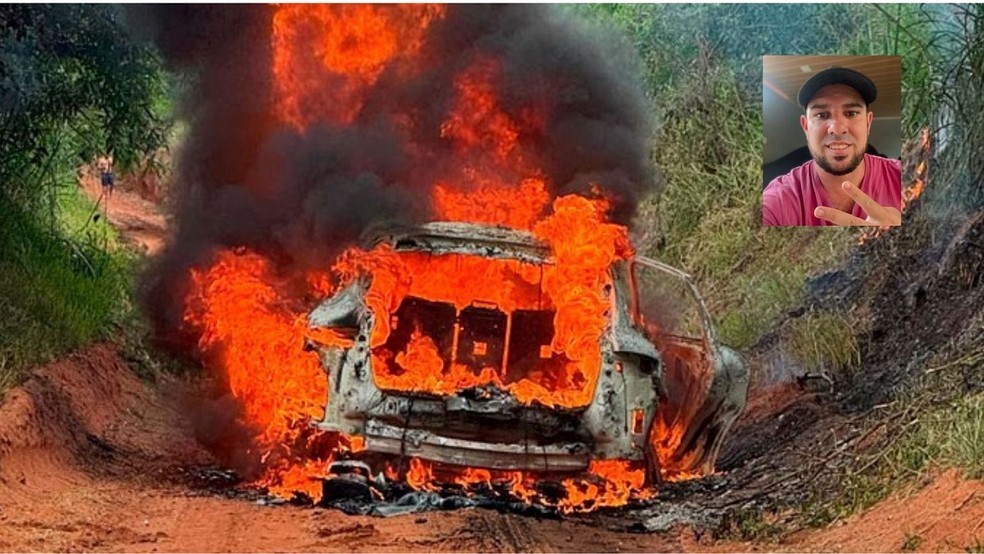 ​CRIME POR DÍVIDA TERMINA COM MORTE E CARRO INCENDIADO EM ÁREA RURAL DE POMPEIA