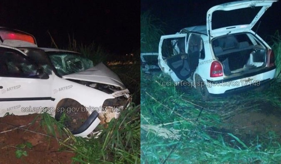 NA SP-255 : MOTORISTA FICA GRAVEMENTE FERIDO EM COLISÃO FRONTAL ENTRE CARRO E CAMINHÃO CARREGADO DE LARANJAS