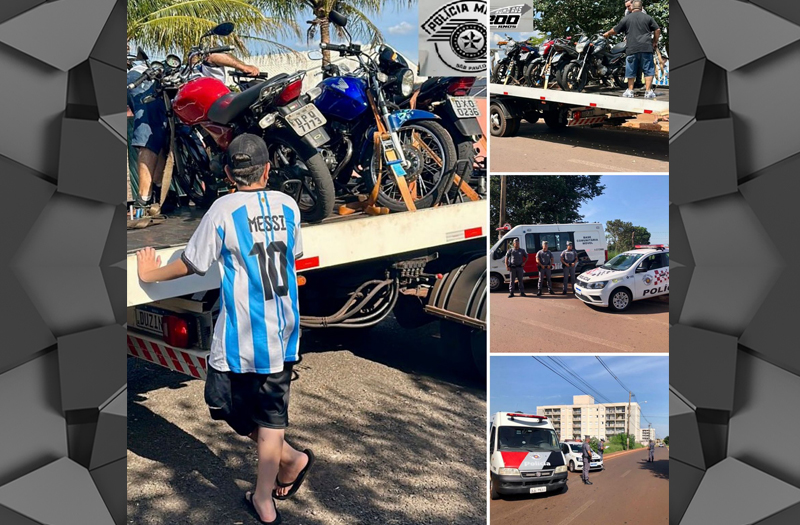 JAÚ: PM FAZ OPERAÇÃO CONTRA MOTOS IRREGULARES
