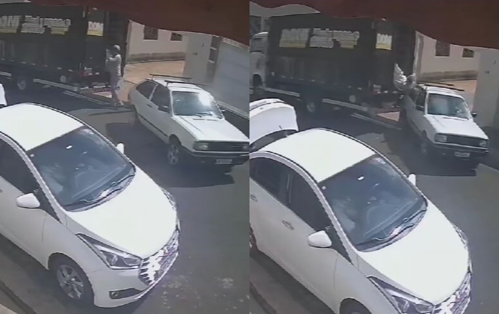 IBITINGA: HOMEM FICA FERIDO APÓS SER ATINGIDO POR CARRO DESGOVERNADO