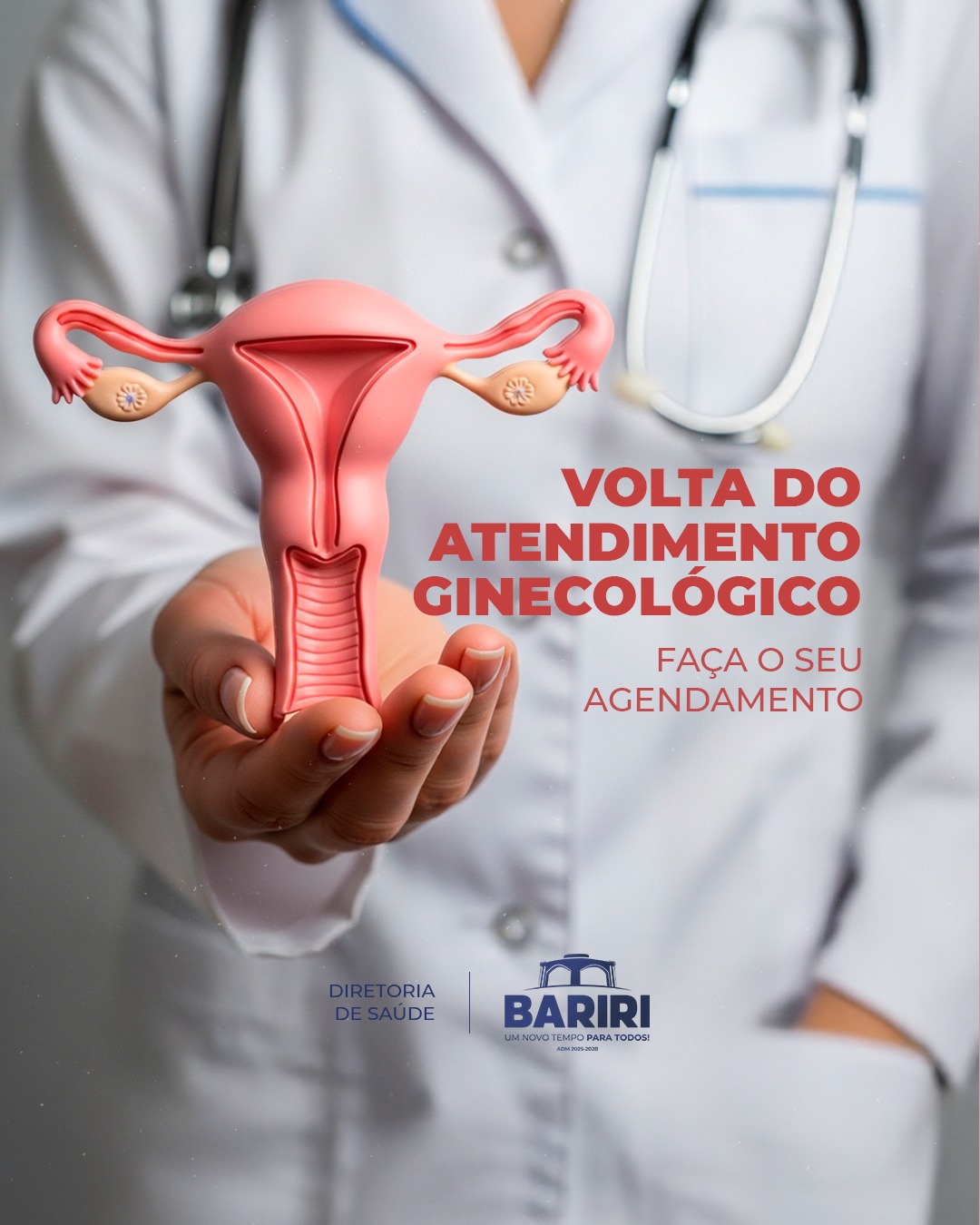 ​🌸 VOLTA DO ATENDIMENTO GINECOLÓGICO NA REDE MUNICIPAL DE SAÚDE 🩺
