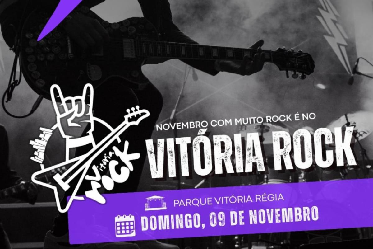 VITÓRIA ROCK 2025 ENCERRA TEMPORADA COM SEIS BANDAS NO PARQUE VITÓRIA RÉGIA NESTE DOMINGO