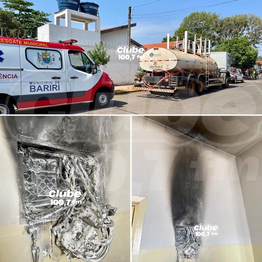 BARIRI: PRINCÍPIO DE INCÊNDIO EM CAIXA DE ENERGIA OBRIGA EVACUAÇÃO DA “EMEI I”