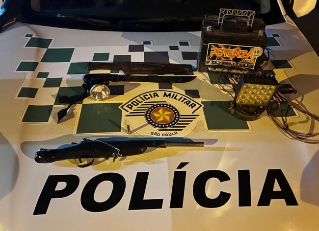 IBITINGA/TABATINGA: CAÇADORES ARMADOS SÃO FLAGRADOS PELA POLÍCIA AMBIENTAL