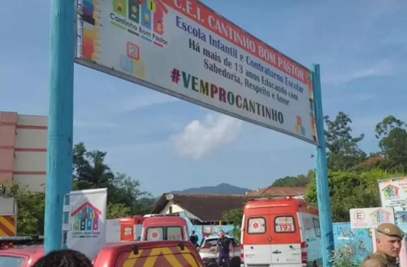 NACIONAL: HOMEM INVADE CRECHE E MATA QUATRO CRIANÇAS COM MACHADINHA