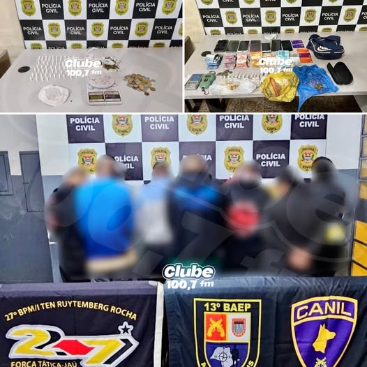​IGARAÇU DO TIETÊ: POLÍCIA PRENDE SETE PESSOAS DA MESMA FAMÍLIA