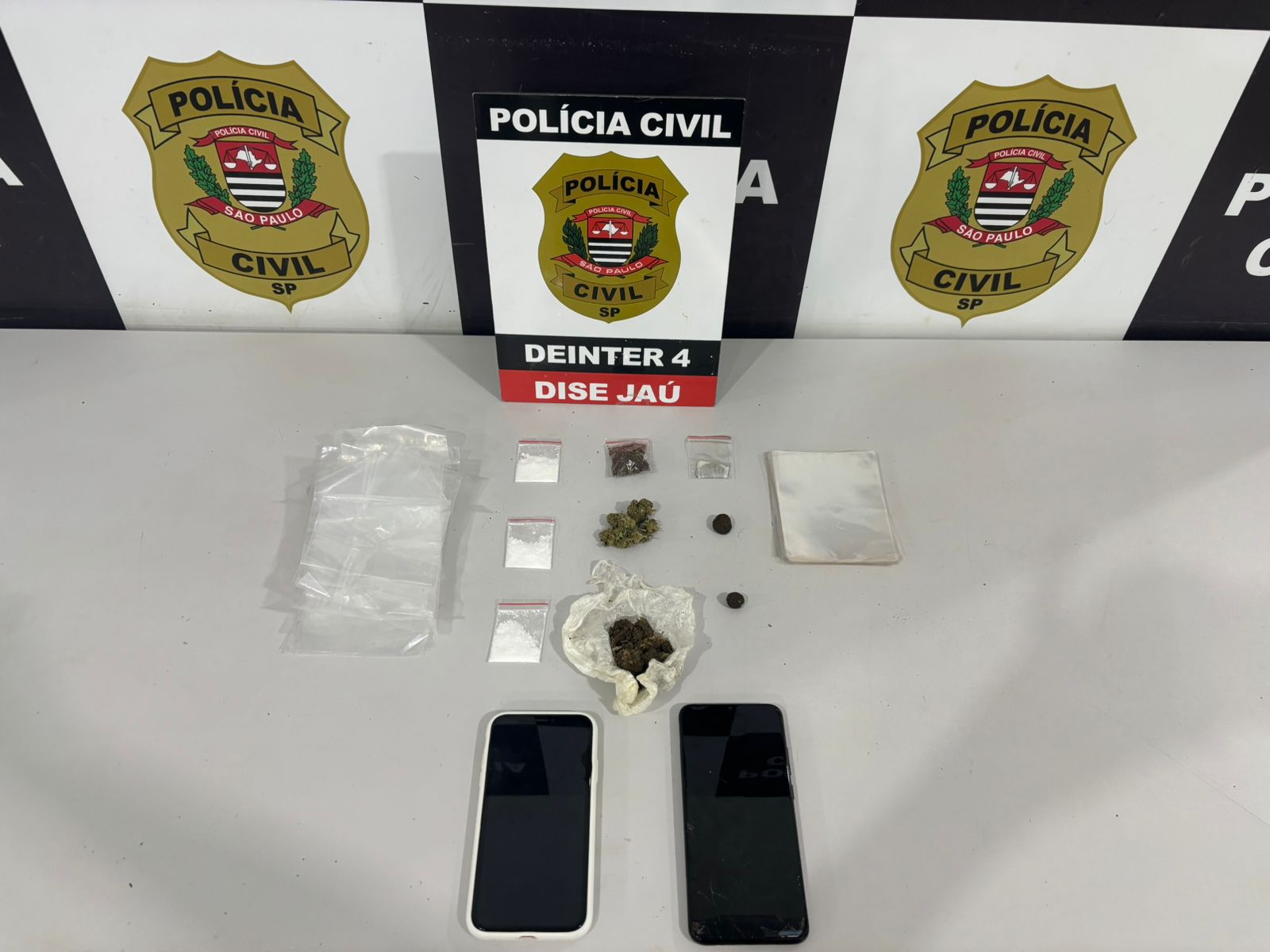 ​CASAL É PRESO EM JAÚ POR TRÁFICO DE DROGAS APÓS AÇÃO DA DISE