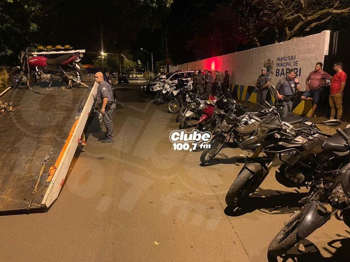 BARIRI: PM APREENDE 14 MOTOS EM OPERAÇÃO NO FIM DE SEMANA