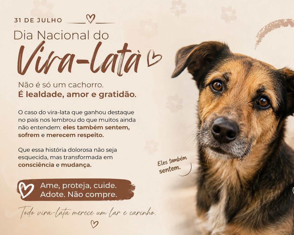 AMOR E RESPEITO AOS ANIMAIS: QUE A HISTÓRIA DO CARAMELO INSPIRE CONSCIÊNCIA, PROTEÇÃO E CUIDADO TODOS OS DIAS